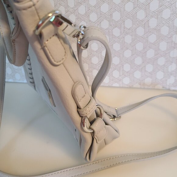 Nicole Miller Gray Crossbody Purse with Handles - Picture 5 of 10